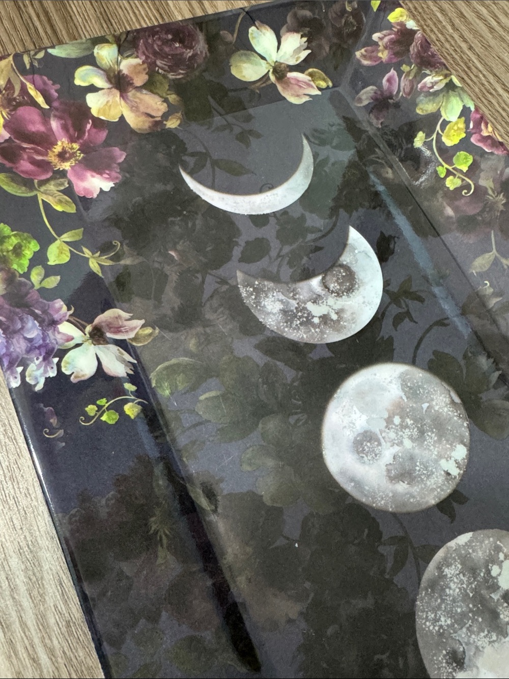 Moon Phase Art Tray - Purple Floral - Picture 3 of 8